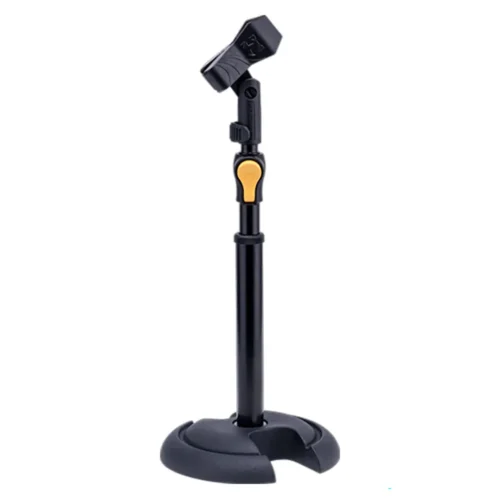 Hercules MS100B PLUS Soporte de Micrófono base "H" con Clip EZ MIC