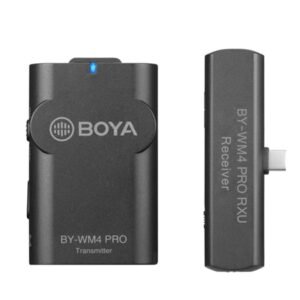 BY-WM4 PRO-K5 | BOYA | Sistema de Micrófono Inalámbrico de 2,4 GHz para Android y otros dispositivos tipo C