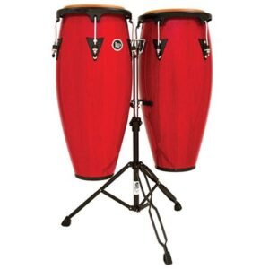 LP LPA-647 RW Conga Set de 11″+12″ con soporte doble