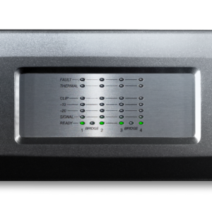 DCI4X300N | CROWN | Amplificador de potencia de cuatro canales, 300 W a 4 Ω con enlace BLU, 70 V/100 V/EN 54-16 compatible con aplicaciones de seguridad humana