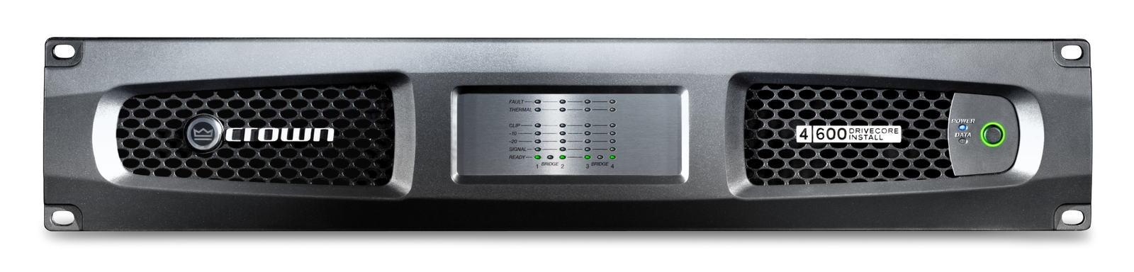 DCi 4X600 | CROWN | Amplificador de potencia analógico de cuatro canales, 600 W a 4 Ω, 70 V/100 V