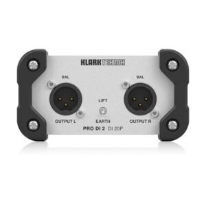 Klark Teknik DI 20P CAJA DIRECTA PASIVA STEREO THRU CON TRAFO MIDAS
