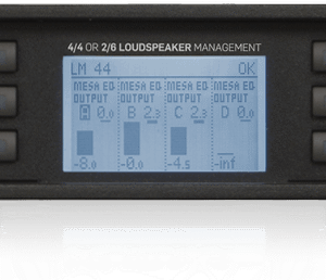 Lake LM 44 PROCESADOR DIGITAL DE PARLANTES 4 IN, 4 OUT, 24-BIT 96KHZ, DANTE