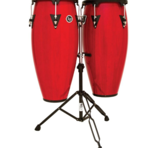 LP LPA6-46 RW Conga Set de 10"+11" con soporte doble