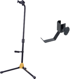 GS412BP PLUS - HA700 | HERCULES | (Pack) Soporte de Guitarra / Correa para Colgar Cables y Auriculares