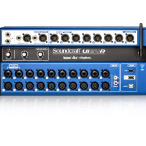 SOUNDCRAFT UI24R Mezclador digital de 24 canales/grabador multipista USB con control inalámbrico