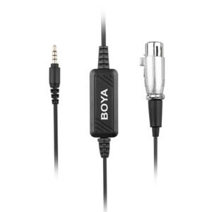 BY-BCA6 | BOYA | Cable de Micrófono con Preamplificador Xlr A 3.5mm