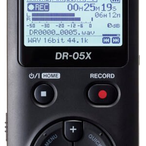 DR-05X | Tascam | Grabador portátil estéreo de mano e interfaz de audio US