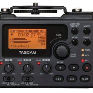 DR-60DMKII | Tascam | Grabadora/Mezclador de 4 pistas para Producción de Audio
