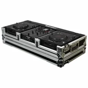 FR10CDJWE | ODYSSEY | Mezclador universal de DJ de formato 10" y caja de ataúd de dos reproductores multimedia de gran formato