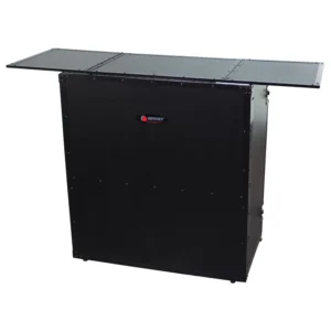 FZF5437TBL | ODYSSEY | Soporte de mesa plegable para DJ de color negro 54" de ancho x 37" de alto