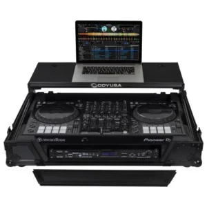 FZGSDDJ1000W1BL | ODYSSEY | CASE PARA PIONEER DDJ-1000 C/PLATAFORMA RUEDAS Y 1 ESPACIO DE RACK