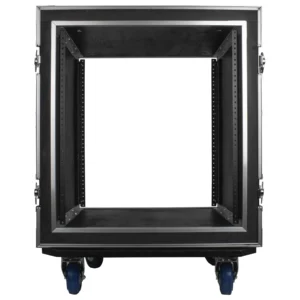 FZS12W | ODYSSEY | Estuche de vuelo de montaje de choque 12U con ruedas