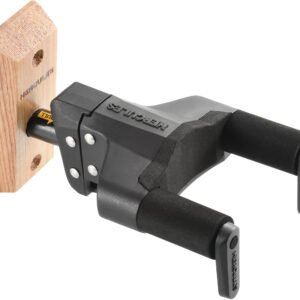 GSP38WB PLUS | HERCULES | Soporte de Guitarra, Base de madera (Brazo corto)