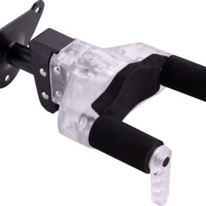 GSP39WBLT | HERCULES |  Colgador de Guitarra Plexi Soporte de pared  Acero Glass (Brazo corto)