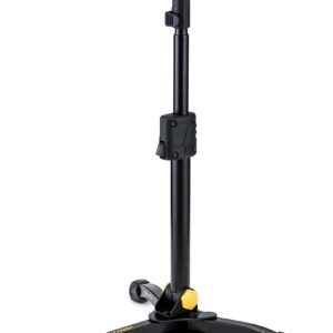 MS300B | HERCULES | Pedestal de Micrófono Recto de Perfil bajo con Clip EZ MIC