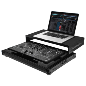 FRGSPIDDJRBBL | ODYSSEY | ESTUCHE DE VUELO DE PERFIL BAJO CON PLATAFORMA DE PLANEO PARA PIONEER DDJ-400 / DDJ-RB / DDJ-SB3 ALL BLACK