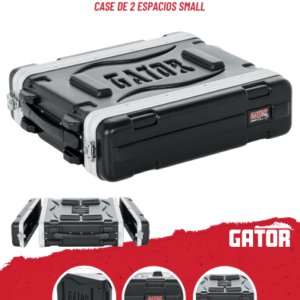 Gator GR-2S Estuche de Rack poco profundo para 2 espacios