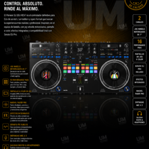 Pioneer Dj DDJ-REV7 Controlador Dj profesional de 2 canales