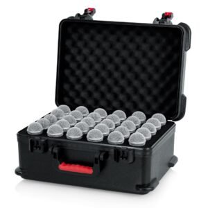 Gator GTSA-MIC30 Estuche Profesional de polietileno para 30 micrófonos