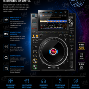 PIONEER CDJ-3000 REPRODUCTOR PROFESIONAL DE DJ