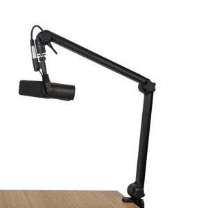Gator Frameworks GFW-MIC-BCBM3000 Brazo Articulado de Lujo para Micrófono de Transmisión Montado en Escritorio