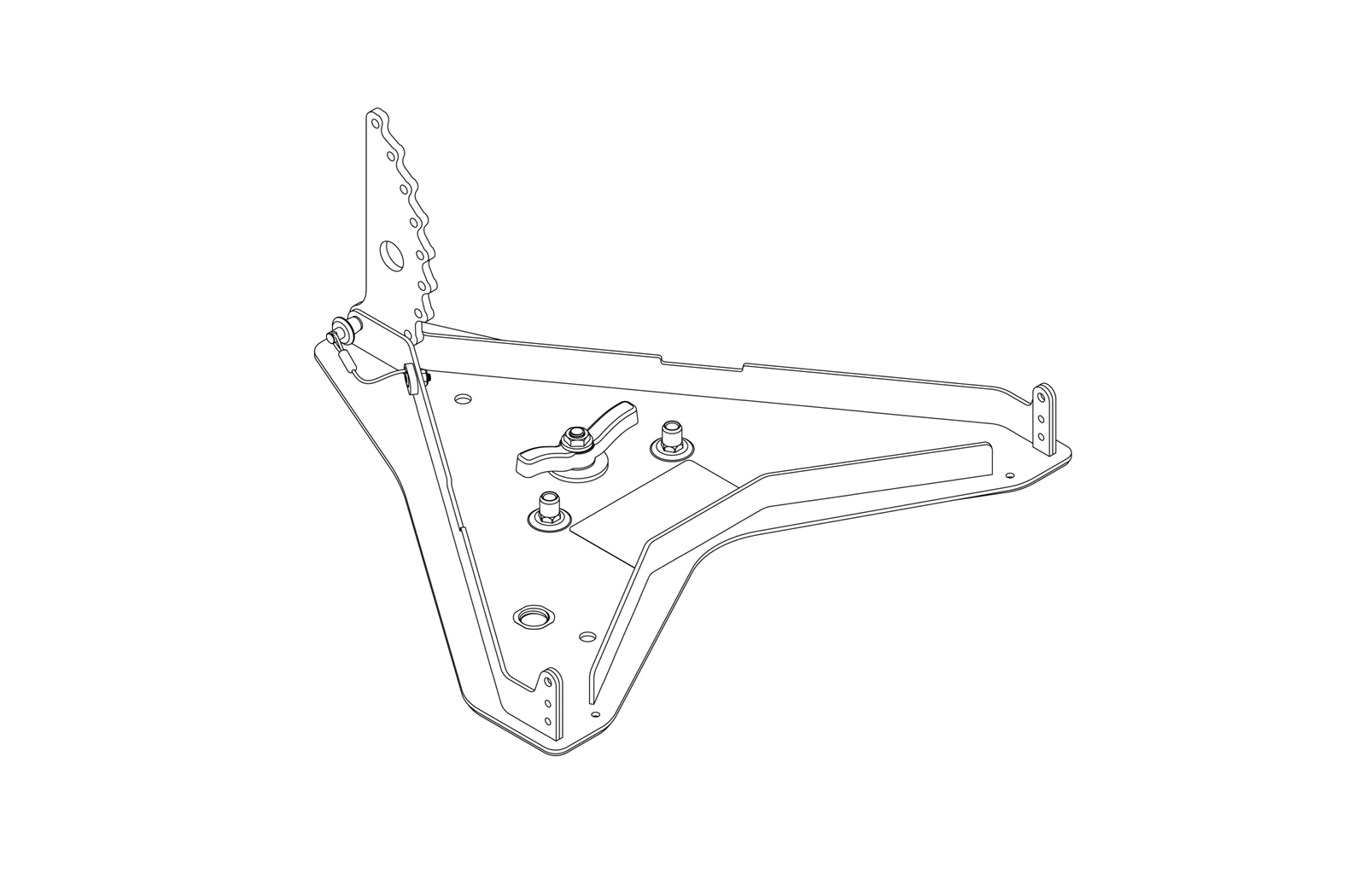 JBL SRX906LA BP Placa base para SRX906LA