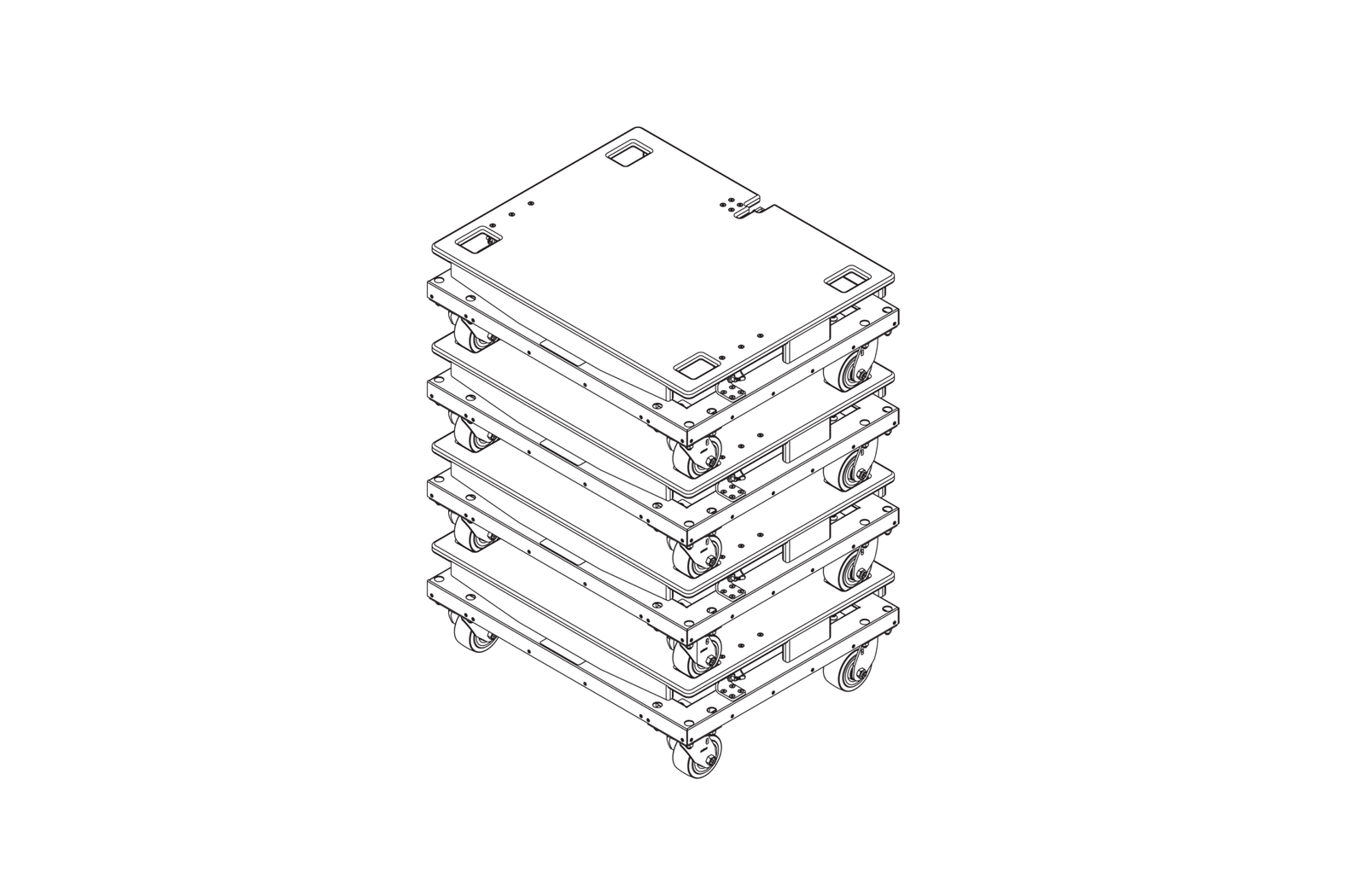 JBL SRX910LA VT Transportador vertical para (4) SRX910LA - Imagen 4