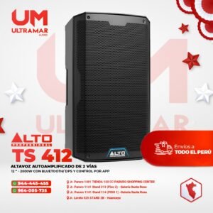 ALTO TS412 PARLANTE ACTIVO DE 12" 2500W 132dB