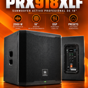 JBL PRX 918XLF Subwoofer profesional de 18″ 2000W 134dB