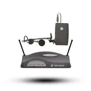 TMW-8000LTHS | TOPP PRO | Sistema Micrófono Inalámbrico incluye Vincha-Solapa UHF 2 Antenas