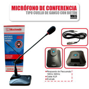 MACKENZIE MK6  Micrófono de cuello de ganso