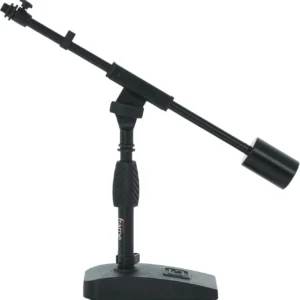 GATOR FRAMEWORKS GFW-MIC-0822 PEDESTAL DE MICROFONO CON BOOM PARA GRABACION O MONITOR