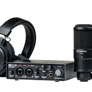 Steinberg UR22C | YAMAHA |  Pack de Grabación con USB 3.1 Interfaz de Audio, Micrófono Condensador y Audifonos