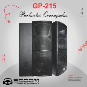 GP-215 | SOOOM | PARLANTE PASIVO 2*15" 3VIAS 1800W