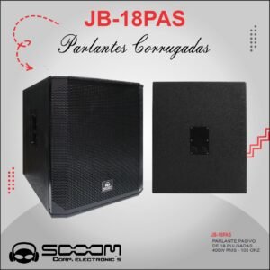 JB-18PAS | SOOOM | PARLANTE PASIVO 18" 400W RMS - 100onz