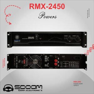 RXM-2450 | SOOOM | Amplificador de Potencia 2500W