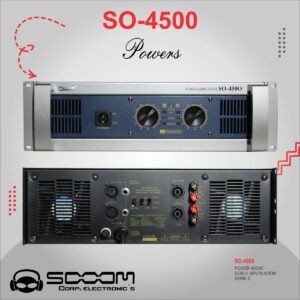 SO-4500 | SOOOM | Amplificador de Potencia 4500W