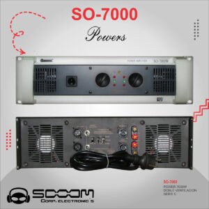 SO-7000 | SOOOM | Amplificador de Potencia 7000W