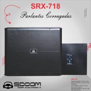 SRX-718 | SOOOM | PARLANTE  PASIVO 18" 2000W