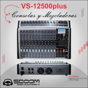 VS-12500plus | SOOOM | Consola Amplificada de 12 canales USB