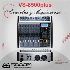 VS-8500plus SOOOM  Consola Amplificada de 8 canales USB