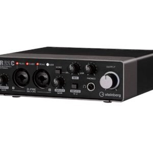 YAMAHA Steinberg UR22C Interfaz de Audio 2 x 2 USB 3.0 con 2x D-PRE y soporte 32 bits/192 kHz