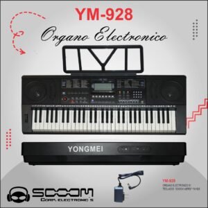 YM-928 | SOOOM | Órgano Electrónico de 61 Teclas