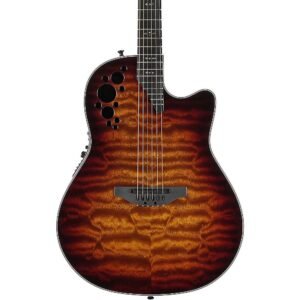 Ovation C2078AXP-STB Guitarra Electroacústica Collector´S Series Elite Plus Sapele Guitarra, Tobacco Burst
