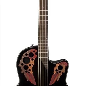 Ovation CE44-5 Guitarra Electroacústica The Celebrity® Collection Elite, Black