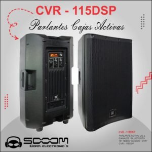 CVR-115DSP |SOOOM| PARLANTE ACTIVO 2 CANALES  BLUETOH 15" 1800W"SOOOM-CVR" CVR-115DSP
