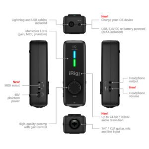 IK Multimedia iRig Pro I/O Interfaz de Audio