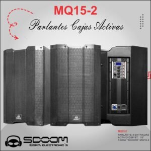 MQ15-2 |SOOOM| PARLANTE ACTIVO DSP BLUETOH 15" 1400W"SOOOM"MQ15-2