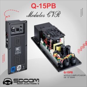 MODULO Q-15BP | SOOOM | MODULO AMPLIFCADOR DE 15" 900W "CVR SOOOM" MODULO Q-15BP